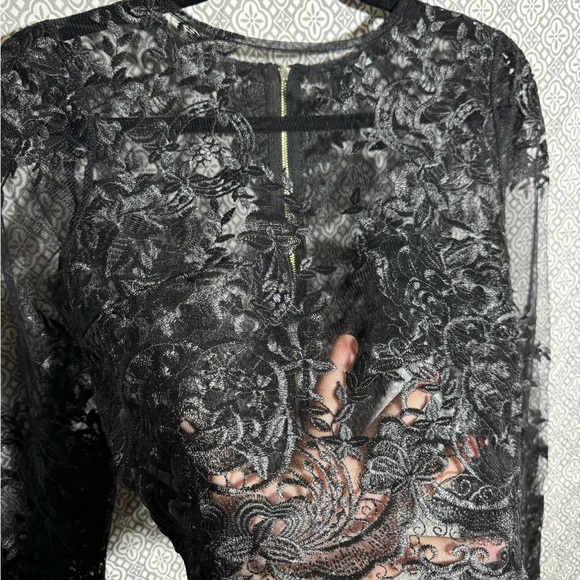 Fashion Nova See-Through Shirt - Picture 2 of 3